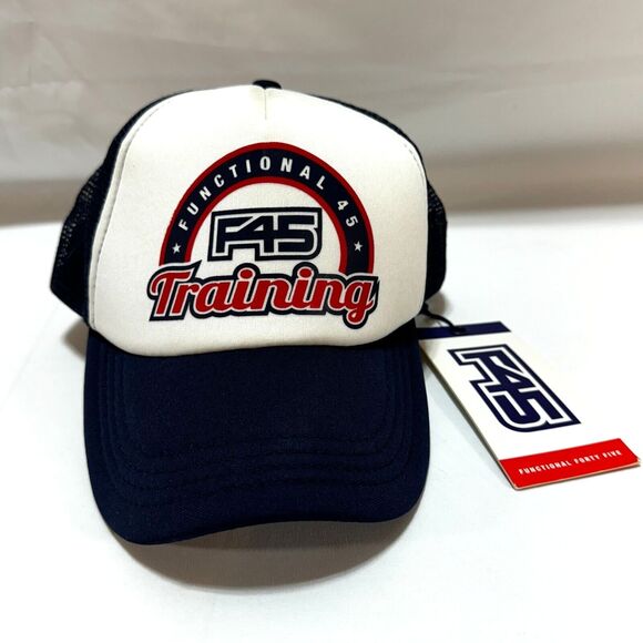F45 Training Hat Trucker Snapback Cap Mesh Adjustable - Picture 1 of 7